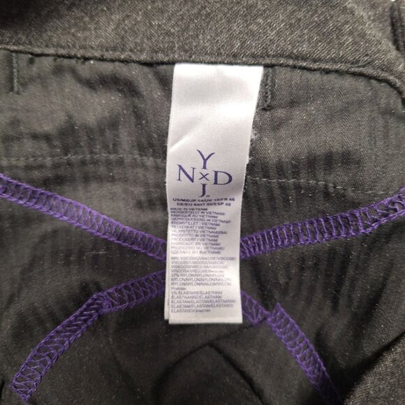 NYDJ Pull On Pant Lift Tuck Technology Gray Soft Flare Womens 14 Business Casual - Picture 3 of 6